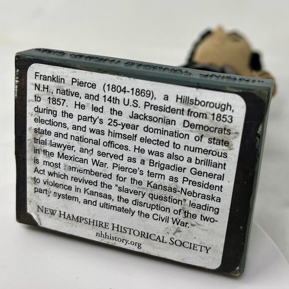 Franklin Pierce 14th United States President Bobblehead Bobble New Hampshire - Picture 3 of 10